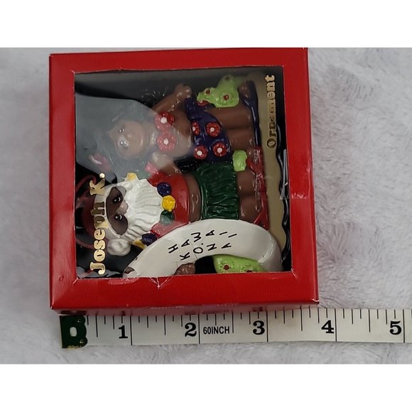 Joseph K. Santa Kona Hawaiian Christmas Ornament POI People Santa Hula Girl - Picture 10 of 10